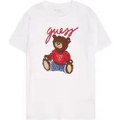 GUESS T-Shirt H4BJ06 I3Z14 Weiß Regular Fit
