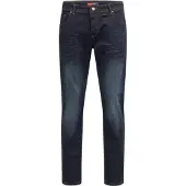 Lorenzo Loren Jeans Straight Cut Dunkelblau