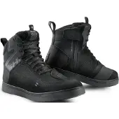SHIMA Rebel Vented 2.0 Schwarz Perforierte Motorrad Schuhe Größe 45