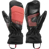 LEKI Fäustlinge Griffin Base 3D Mitten Damen Black / Salmon-6.5