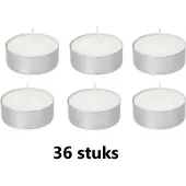 Metro Maxi Teelichter, weiß 1 Packung = 36 Stück