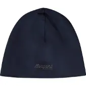 Bergans Mütze Cotton Beanie Youth Kinder Navy Blue/Solid Dark Grey