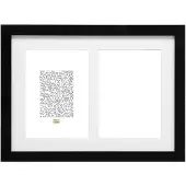 Deknudt S66KA2 Gallery 2x10x15 Wood black w. Passepartout