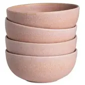 Fonq Mixed Ceramics Schüsseln - Ø15 cm - Dusty Rose (4er Set)