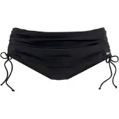 LASCANA Bade-Rock , Damen, Gr. 36, N-Gr, schwarz, Recycling-Polyamid, unifarben, Badehosen Bade-Rock, mit seitlicher Raffung
