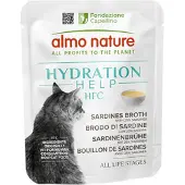 Almo Nature HFC Hydration Help Sardinebrühe mit Sardinen Katzen-Nassfutter (50 g)
