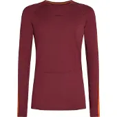 Icebreaker 200 ZoneKnit Merino L/S Herren Funktionsshirt-Dunkel-Rot-M