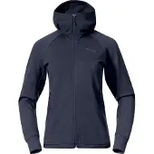 Bergans Sweatjacke Rabot Merino Tech Midlayer Hoodie Damen Navy Blue-XL