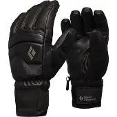 Black Diamond - Freeride Handschuhe aus PrimaLoft - Spark Gloves Black Black für Herren aus Leder - Größe XL - schwarz