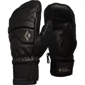 Black Diamond - Freeride Fäustlinge aus PrimaLoft - Spark Mitts Black Black für Herren aus Leder - Größe L - schwarz