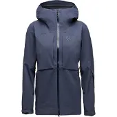 Black Diamond Factor Shell Jacke Blau S Frau Blau S