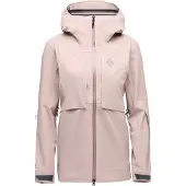 Black Diamond - Wasserfeste und winddichte Jacke &ndash; Damen / Frau &ndash; W Factor Shell Pale Mauve - W Factor Shell Pale Mauve für Damen - Größe