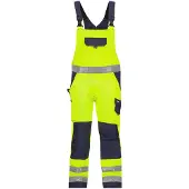 Dassy Toulouse Warnschutz Latzhose mit Kniepolstertaschen - neongelb/dunkelblau - 54-5cm