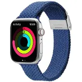 DUX MIXTURE PRO geflochtenes Armband passend für Apple Watch 42 / 44 / 45 / 49 mm blau