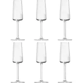 Royal Leerdam Sektflöte Grandeur 22 cl - Transparent 6 Stück
