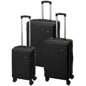 ProWorld 3er-Set schwarze Koffer 50,60,70cm, dg4700050,