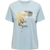 ONLY T-Shirt 15303212 Himmelblau Regular Fit 36