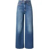 Levi's für Damen. A6081-0012 Ribcage Jeans mit weitem Bein blau (28/32), Lässig, Baumwolle, Denim