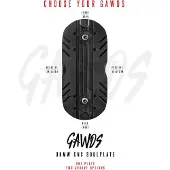 Gawds Uhmw Soulplate Baseplate Für Inline-skates Schwarz L-XL Schwarz L-XL