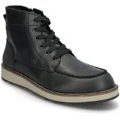 Rieker Schnür-, Zug-, Schnallenstiefel in schwarz, Gr. 43