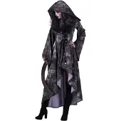 Thetru Damen Kostüm Der Tod, schwarz