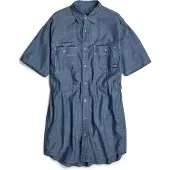 G-Star Drawcord Kurzarmkleid
