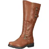 Remonte Damen Stiefelette mit verstellbarer Schaftweite & Reißverschluss R6590, Größe:37 EU, Farbe:Braun
