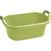 Curver Oval green bowl with 55L handles