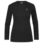 Poederbaas Funktionsshirt Leichtes Baselayer Damen Black-XS