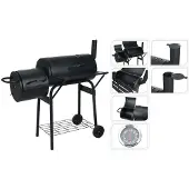 Progarden Räuchergrill Zylinderform Schwarz