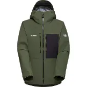 Mammut Stoney Hardshell Hooded Jacket Men dark marsh-black (40294) XL