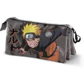 KARACTERMANIA Dreifaches Mehrzweck-Etui Naruto Shuriken HS Fan 2.0 11 x 23 x 7 cm