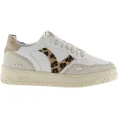 Victoria 1257124 Damensneaker, Weiß/Camel, Leder/Synthetik, Wechselfußbett - Damenschuhe Top Trends, Weiß, leder/synthetik
