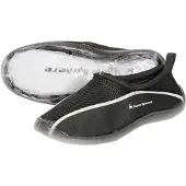 Aqua sphere Badeschuhe Junior Lisbona Schwarz Silber Kinder-Schuhgröße 33
