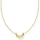 Thomas Sabo Halskette Damen Moon Romance Silber / Goldmodell KE2299‑414‑14‑L45V
