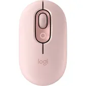 Logitech POP, Beidhändig, Optisch, Bluetooth, 4000 DPI, Pink