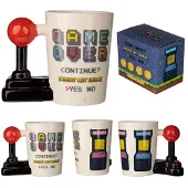 Puckator Joystick Arcade Game Over Handle 3d Tasse Durchsichtig Durchsichtig One Size