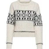 ONLY Strickpullover "ONLMARENT L/S PULLOVER KNT NOOS" mit Strickmuster