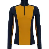 Ulvang Peak Map Haf Zip, Funktionsshirt, Herren, dunkelblau/cathay spice