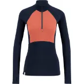 Ulvang Peak Map Half Zip, Damen, dunkelblau/rosa