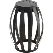 QAZQA Outdoor Tischleuchte Schwarz 3-stufig dimmbar Solar und wiederaufladbar - Sheldon