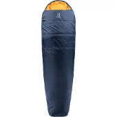 Haglöfs - Tarius Lite +8 - Kunstfaserschlafsack Gr 190 cm blau/ tangerine