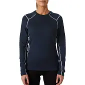 Helly Hansen Funktionsshirt Lifa Merino Midweight Crew Damen Black 2024-L