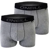 O'Neill Herren Boxershort Plain 2er Pack - Antracite (6868P) - S