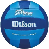 Wilson Volleyball Soft Play blau - offizielle Größe - Beach Sportball