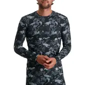 Poederbaas Funktionsshirt Thermo Camo Herren Black-XL