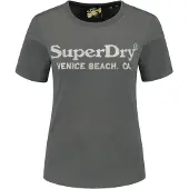 Superdry Metallic Venue Relaxed Kurzarm-t-shirt