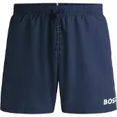 BOSS Badeshorts mit kontrastfarbenem Logo und Paspelierung Grösse XL