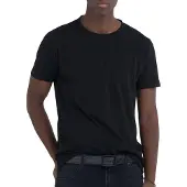 Replay T-Shirt , Herren, Gr. M, schwarz, Jersey, Obermaterial: 100% Baumwolle, unifarben, regular fit, Rundhals, Shirts T-Shirt