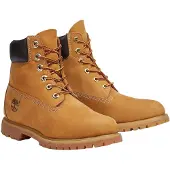 Timberland für Damen. TB1103617131 6 Inch Premium Wasserdichte Lederstiefel Braun (37 W), Wohnung, Schnürsenkel, Lässig